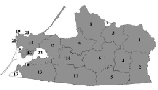 Карта гвардейского района калининградской области с поселками